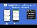 Xamarin Forms CardView As Like GoogleCards Tutorial 8