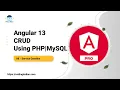 Angular 13 CRUD Using 08 Service Creation codingindian com