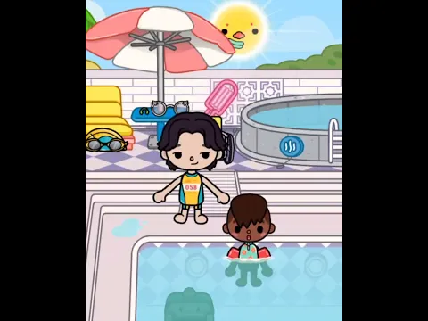 TERNYATA ATLET RENANG #tocaboca #tocalife #tocalifeworld #games #shorts