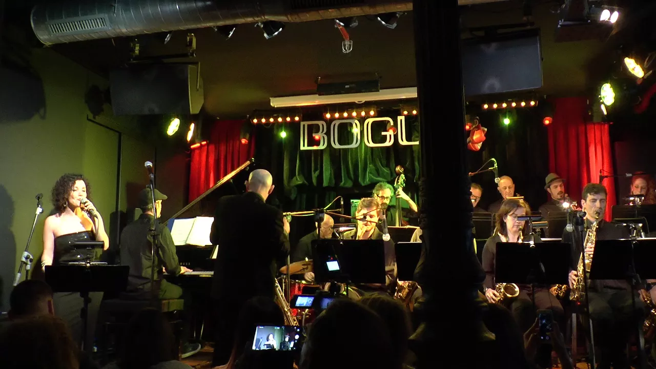 SHEILA BLANCO & MAD SAX BIG BAND / Bogui Jazz, 3 de marzo de 2018 / "New York, New York"