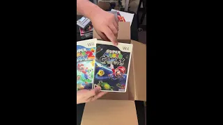 Opening a box of games!