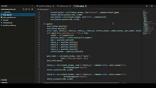 Quiz App in Python using TkInter Library