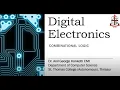 Combinational Logic Circuit Introduction Dr Anil George Konkoth CMI St Thomas College Thrissur