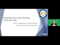 Administration Code Training