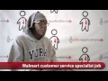 Walmart Customer Service Specialist Job