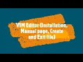 VIM Editor Linux Lore Rays