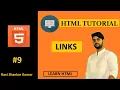 HTML Tutorial 9 Links HTML Tutorial For Beginners