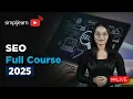 SEO Full Course 2026 SEO Tutorial for Beginners SEO Training SEO Explained Simplilearn