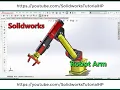 Solidworks Tutorial Industrial Robot Arm - Part 01