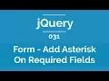 Arabic jQuery Practical Course - Form