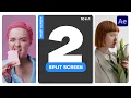 Multiscreen 2 split-screen After Effects Template Tutorial