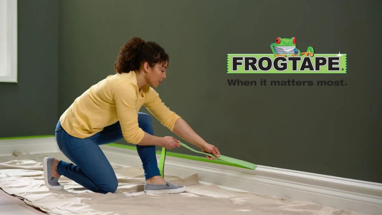 FrogTape — FrogTape — Achieve Sharp Paint Lines (YouTube video ad)