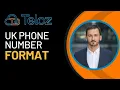 UK phone number format Mastering the Dial