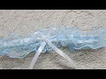 Something Blue DIY Wedding Garter