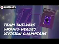 Team Affinity Team Builders Unsung Heroes Division Champions Madden 23 Ultimate Team