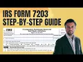 How to Complete IRS Form 7203 - S Corporation Shareholder Basis