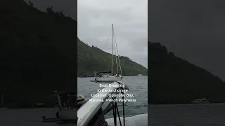 Near Collision in French Polynesia! #sailing #crash