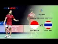 Lagu 🔴 BADMINTON GANDA CAMPURAN | INDONESIA VS THAILAND | SEA GAMES THAILAND | 2025