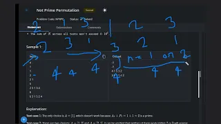 Not Prime Permutation NPRPE Codechef STARTERS 117 Full Solution