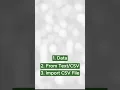 How To Import Data From CSV To Excel