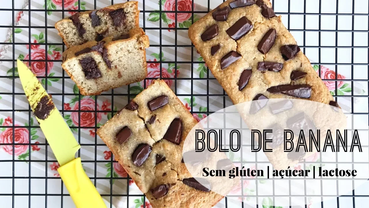 Aprenda a receita do Bolo de Banana sem Açúcar e sem Farinha