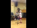 Aidan Woodend // 8 year old // singing Henry Gallagher - Lightning