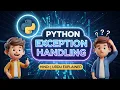 Exception Handling in Python Custom Exception Try Except Finally Raise Urdu Hindi Tutorial