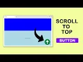 How To Create Scroll To Top Or Back To Top Button Using HTML CSS And JavaScript Bangla Step By Step