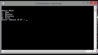 Dynamic Queue program in C