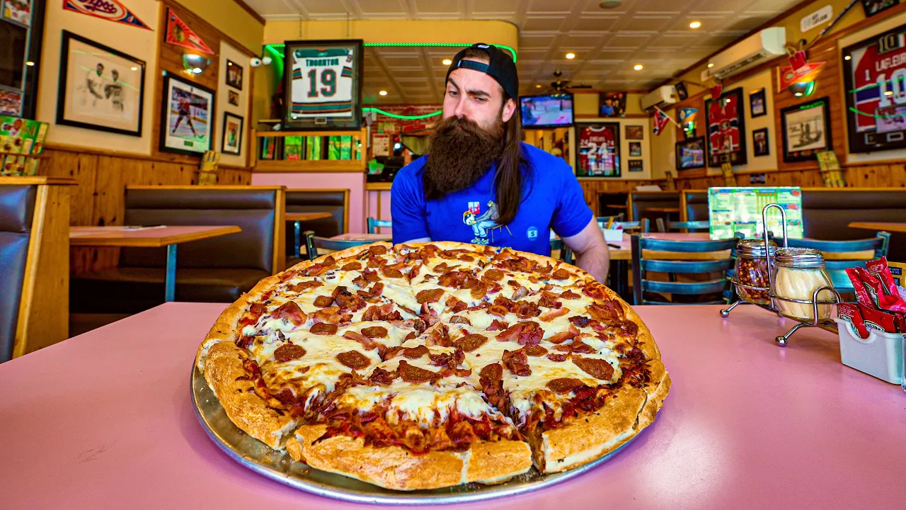 BEATEN ONLY 3 TIMES IN 5 YEARS | SPANO'S MEAT LOVER CHALLENGE | CANADA 22 EP.4 | BeardMeatsFood