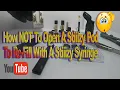 How NOT To Open A Stiiizy Pod Refill With A Stiiizy Syringe
