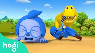 Roar! 🦖Colorful Dinosaur and Bike + Dinosaur Race | T-Rex | Colors for Kids | Hogi Pinkfong