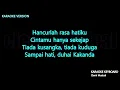 Kasih Sekejap - Karaoke Nada Wanita | Ria Amelia