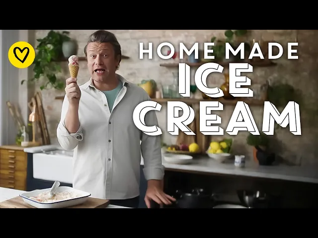 Video: How To Make Home Made Strawberry Ice Cream | Jamie Oliver