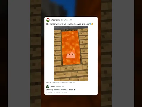 Funny Wuddke Tweets 6767% #minecraft #shorts