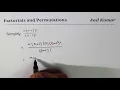 Steps to Simplify Expressions with Factorials