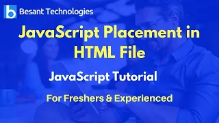 JavaScript Placement in HTML File JavaScript Tutorial For Beginners
