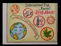 Download Lagu Anti drug day drawing || drugs poster,say no to drugs poster drawing,anti drug poster drawing,