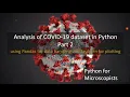 108 - Analysis of COVID-19 data using Python
