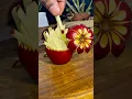 Amazing Fruit Cutting Skill Fruit Carving Ideas Apple Carving