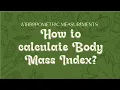 How to Calculate BMI Body Mass Index Nutrition Basics