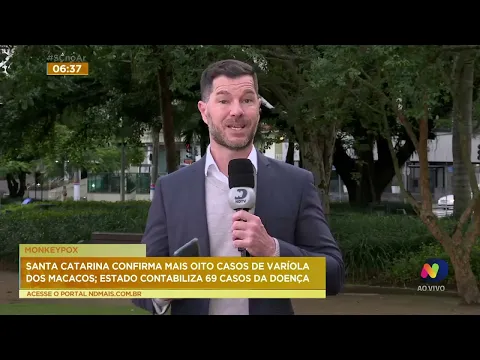 SC tem 69 casos confirmados de varíola dos macacos
