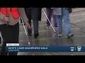 White Cane Day Walk highlights what it's like to navigate a city with low vision