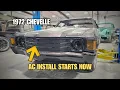 1972 Chevelle Gets Cold Vintage Air Condenser Install