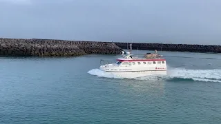 Fishing Boat coming to port.