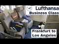 Lufthansa 747-8 Business Class Review Frankfurt to Los Angeles