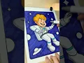 Printable Space themed Coloring book Available on Etsy