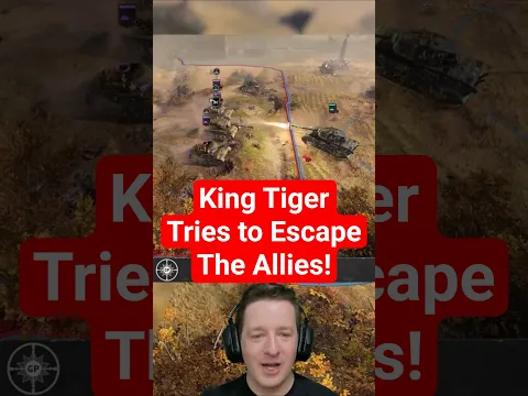 King Tiger Retreats! Saved by Tank Destroyers?!?!? #companyofheroes3