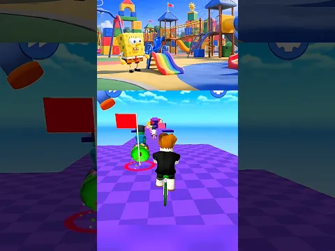 Sonic, Mario, SpongeBob & Patrick’s CRAZY Slide! 😂🛝