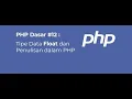 5 tutorial php tipe data float dalam pemograman php